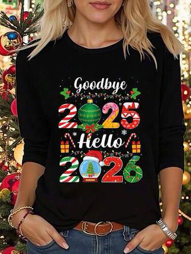 EMERY ROSE Long-Sleeve Motivational Quote Polyester T-Shirt for a New Independent Website