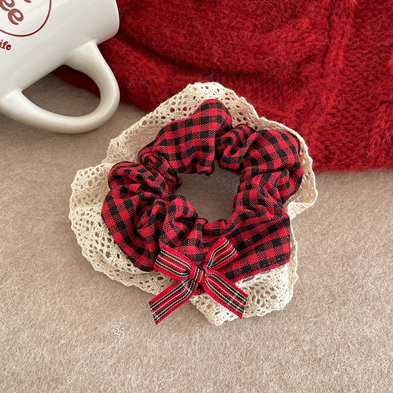 Banda para el cabello anillo de intestino grueso cabeza de corbata femenina de alto grado diadema de estilo coreano hembra grasa salchicha cuerda de pelo cabeza de bola tocado de goma tocado de flores