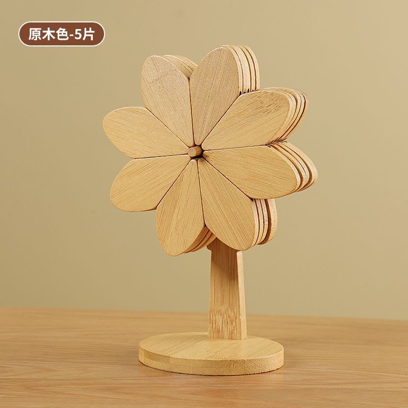 Molino de viento creativo transfronterizo almohadilla de aislamiento térmico resistente a quemaduras decoración de mesa de comedor doméstica alta sensación taza al por mayor