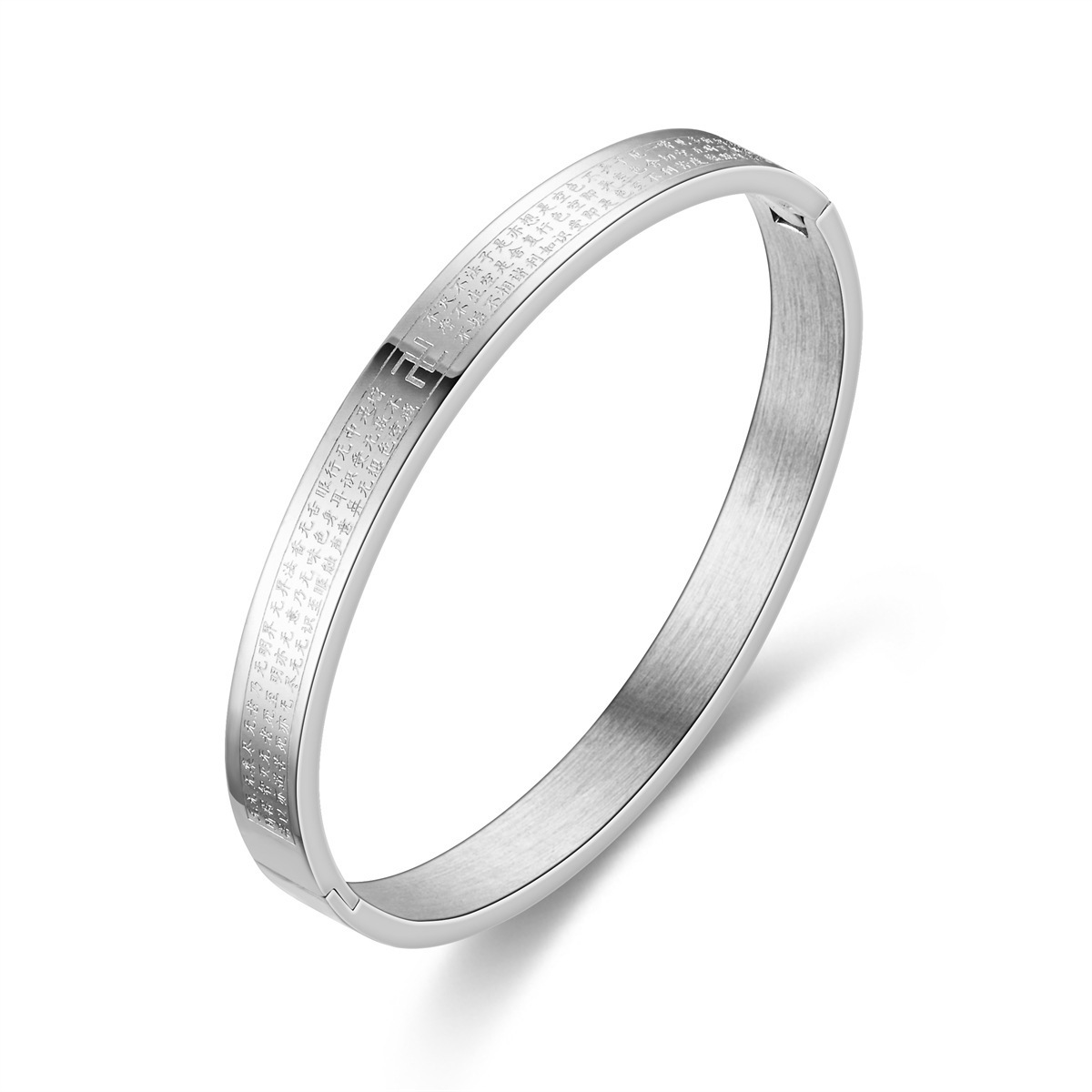 2023 Venta caliente diez mil palabras Corazón Sutra doce Zodiaco Guardián pulsera no desvanecimiento de acero inoxidable hebilla pulsera image 3