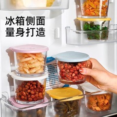 漬け物密封缶ガラス保存ケース蓋付きガラスボウル冷蔵庫保存缶キムチ缶分注ケース