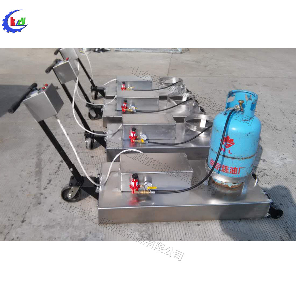 手拉式深层加热器 红外线轻便型加热板 沥青路面龟裂隆起修补机