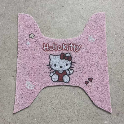 Electric vehicle foot mat 300I Motorcycle Pedal Pad - kitty-cat-victoria-floor-mats-come-with-velcro