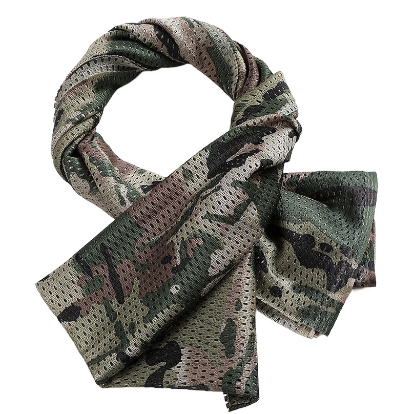 bufandas tácticas de camuflamiento jungle camuflamiento militar fan ciclismo toalla de malla transpirable protector solar toalla de motocicleta