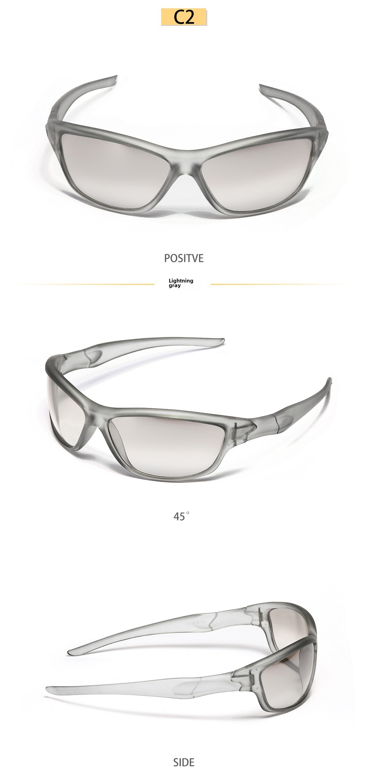 Xungesaibo futuristic glasses men's silver Y2K functional sunglasses ins female street Millennium hot girl sunglasses_voghion.com