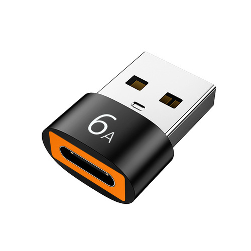 usb to type-c3.0 female to male charger PD data cable 6A mobile phone adapter USB-C port converter