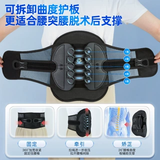 跨境腰带劳损腰部固定带腰托矫正腰椎护腰带支撑护腰健身专用运动