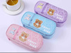 Cartoon capacious Japanese pencil case for elementary school students, universal gift box, new collection, Birthday gift