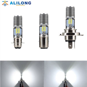 Cross-Border Motorcycle Led Lights, Electric Vehicle Spotlights, H6 Fishbone Super Bright Spotlight Front Headlight Bulb P15Dba20Dh4