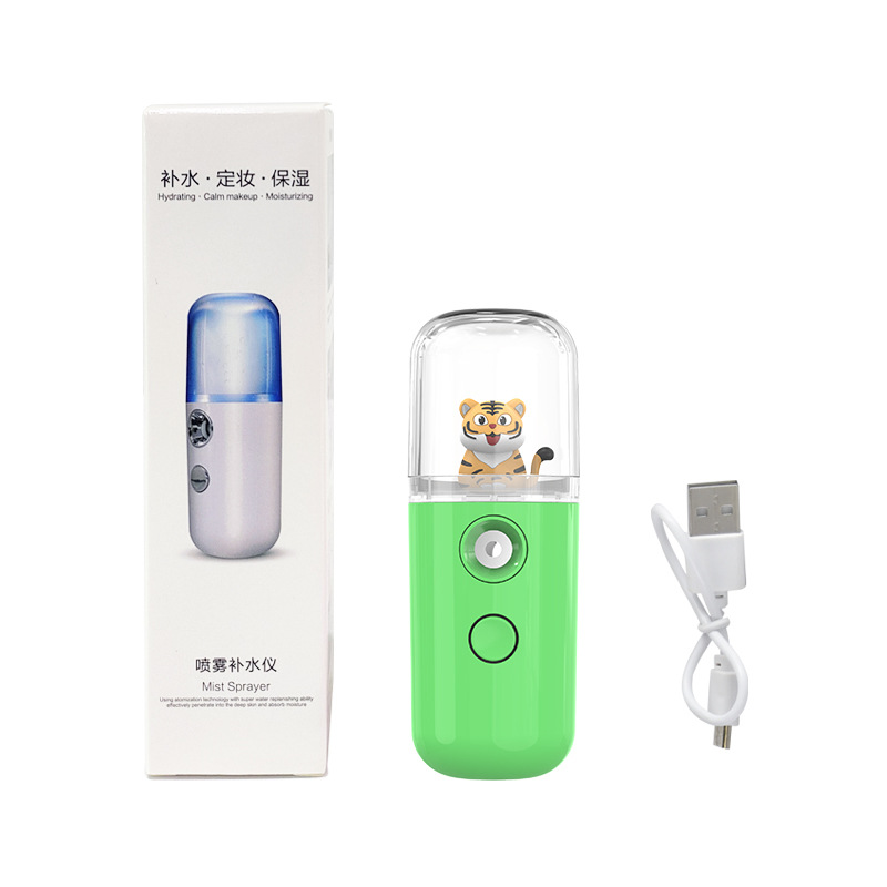 Nano Pulverizador de Bolas Pequeñas, Dispositivo Hidratante Portátil, Humidificador, Vaporizador Facial de Mano, Agua Desinfectante con Ácido Hipocloroso image 30