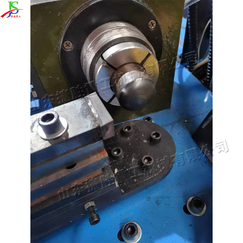 Máquina de sellado de tubos de acero Máquina de sellado de cabeza redonda de cabeza plana de metal Equipo deportivo Máquina de cierre de extremo de tubo de acero