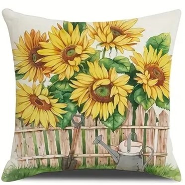 2024 estilo explosivo transfronterizo abeja festival flor linda funda de almohada Amazon lino impreso mesa de sala de estar bandera dormitorio image 15