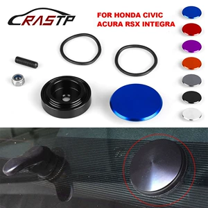 Suitable for Honda Civic Acura Rsx Rear Wiper Arm Cover Aluminum Alloy Wiper Arm Plug Cover 40mm Body Titanium Color