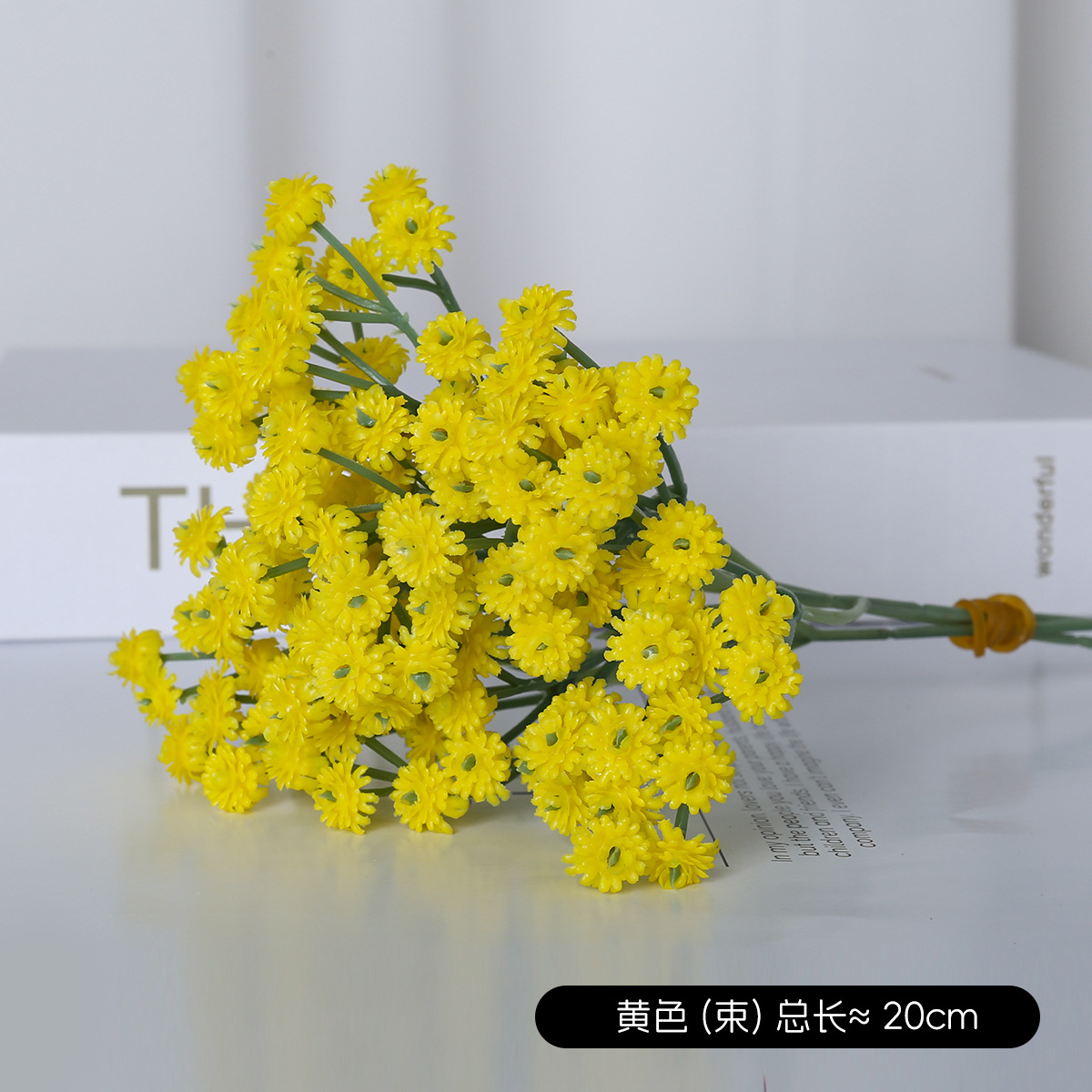 Flores artificiales de aliento de bebé al por mayor, flores falsas, accesorios para fotografías, decoraciones para bodas, arreglos florales.