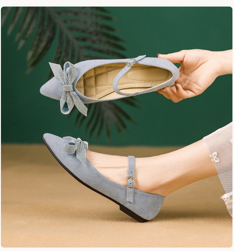 Women's Casual Solid Color Point Toe Flats display picture 3