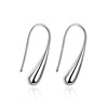 Trend accessory, fashionable silver silver washing, earrings, European style