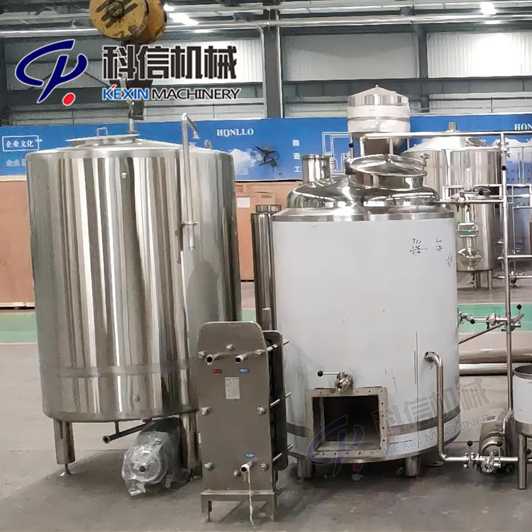 整套中小型啤酒生产设备 全自动玻璃瓶装啤酒灌装机械设备厂家