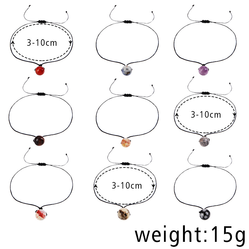 Simple Style Geometric natural stone Plating Bracelets 1 Piece