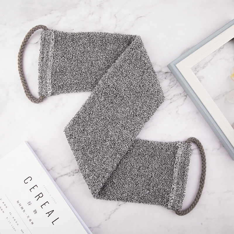 Toalla de baño gris toalla de baño de fibra de bambú tira de baño para mujer