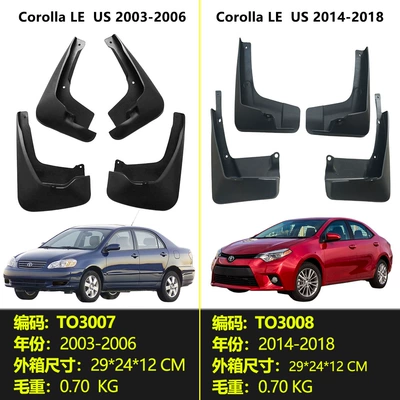 front and rear tire — Mudguard