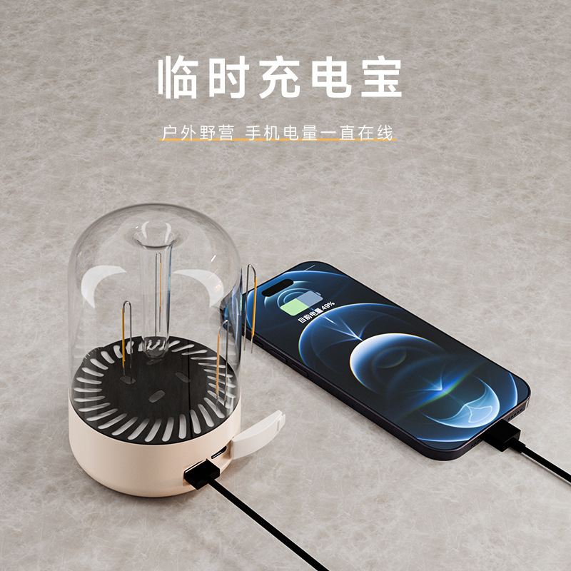 Luz de camping multifuncional transfronteriza al aire libre camping tent atmósfera lámpara carga de luz eléctrica iluminación impermeable lámpara de alambre de tungsteno