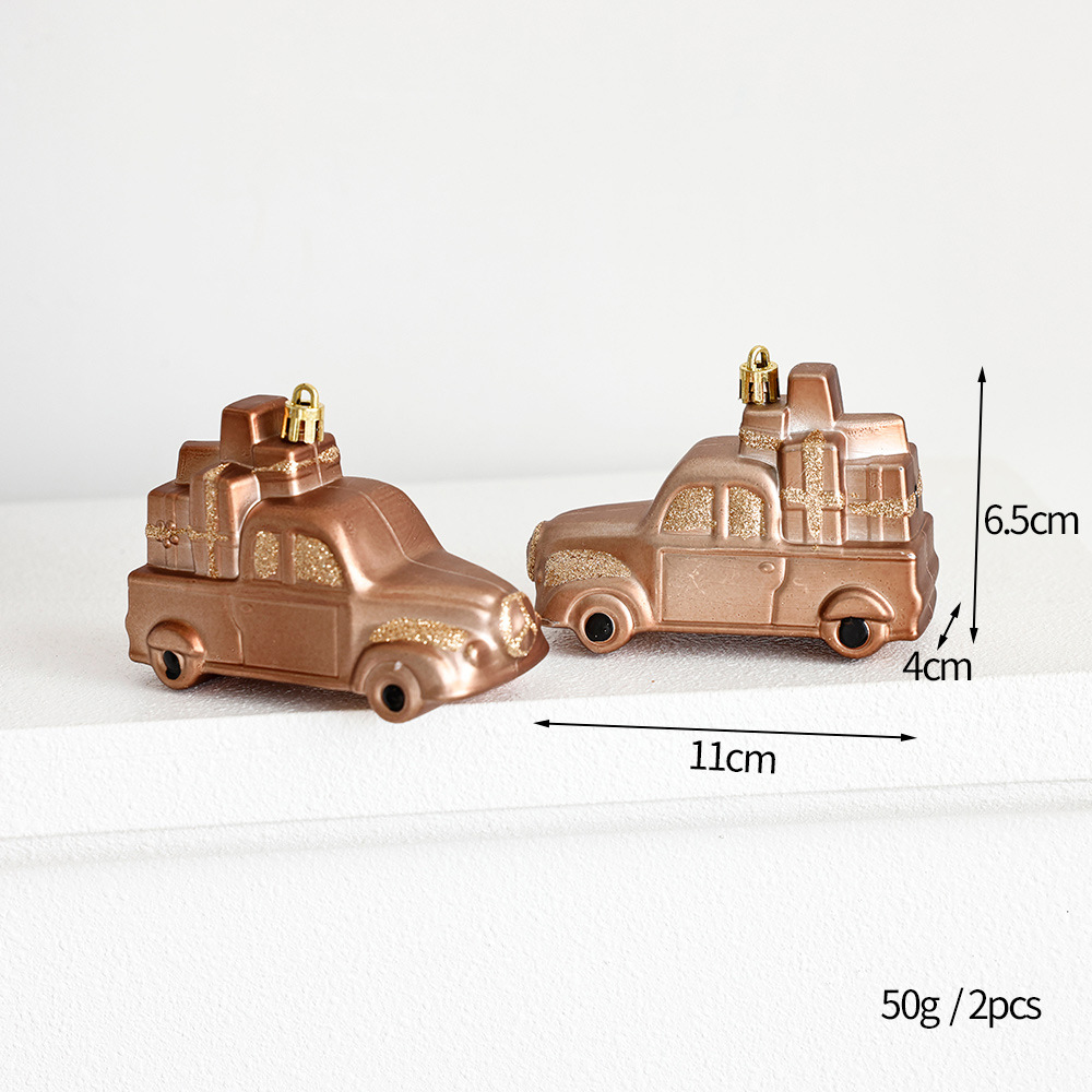 Bola de Navidad en forma especial Bola de árbol de Navidad colgante de vacaciones decoraciones colgante de plástico color mezclado lote