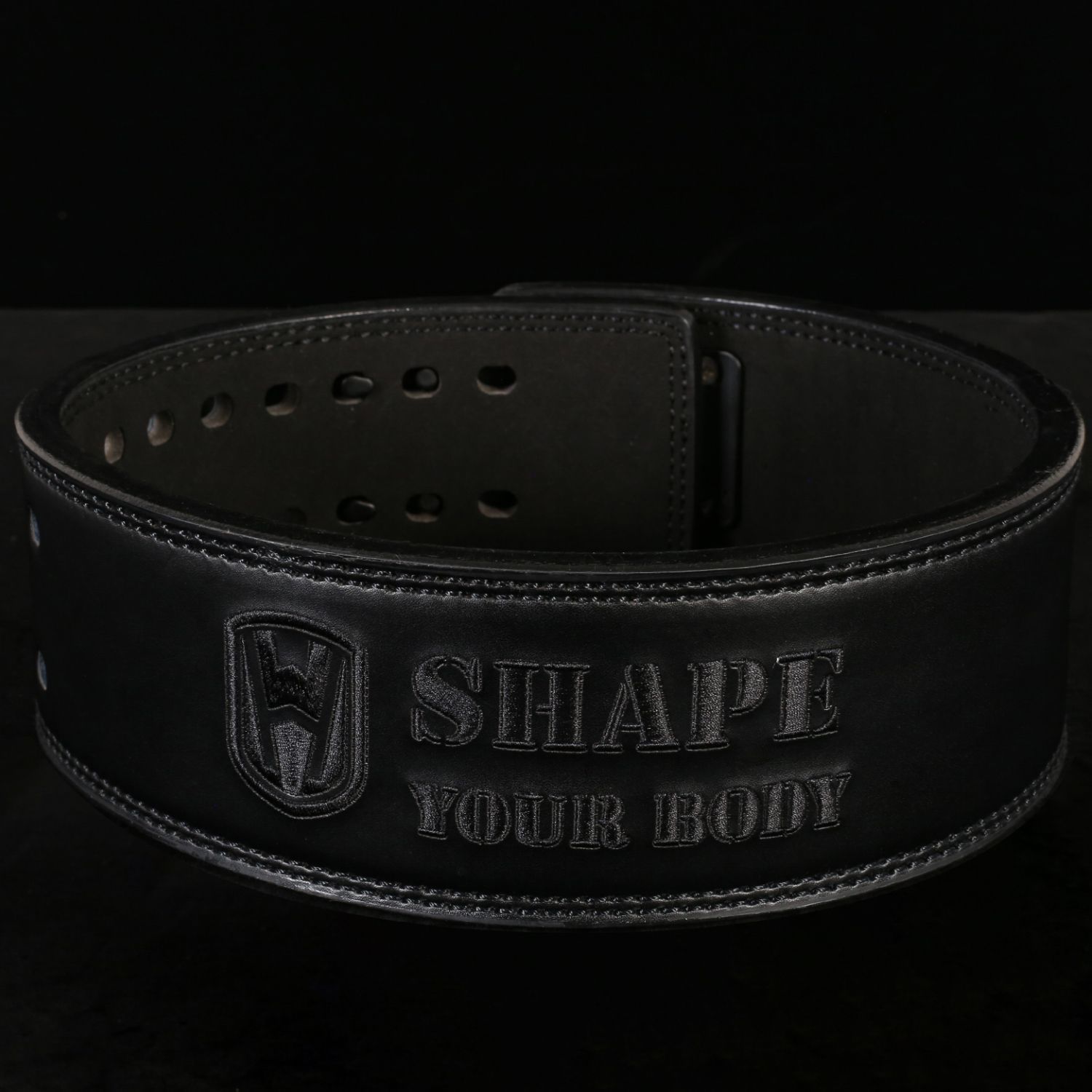 Agrosamiento 13MM fitness piel de vaca cinturón de fuerza palanca de levantamiento de pesas protección de cintura de hebilla rápida nivel de evento unisex profesional