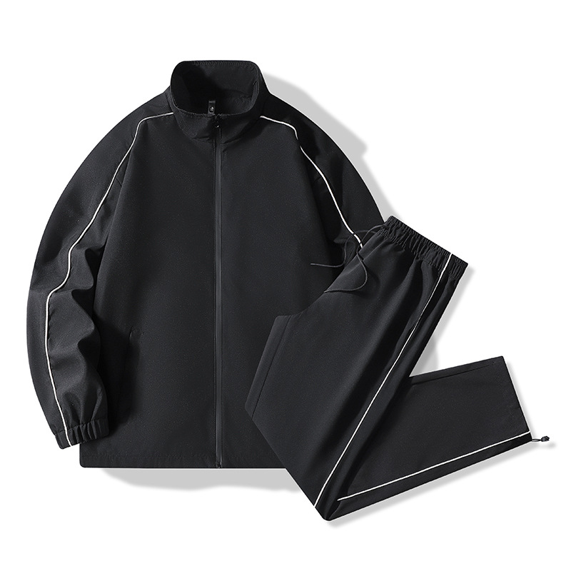 Trajes deportivos de otoño 2025, primavera y otoño, nuevos moda casuales para hombres, moda universal, chaqueta de pareja.