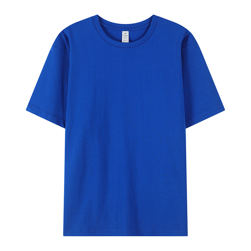 Camiseta publicitaria de algodón personalizada para hombres con dibujos de procesamiento de algodón peinado ropa de trabajo camiseta de manga corta camiseta cultural de algodón