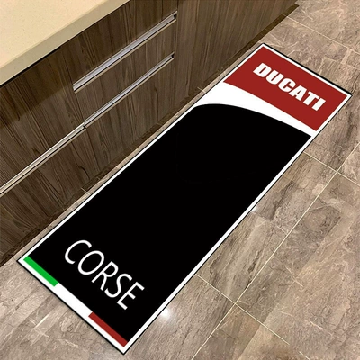 Display Floor Mats, Avtomobil döşəmə paspasları - tm-motorcycle-mat-10-40120cm-crystal-velvet-dot-plastic-bottom