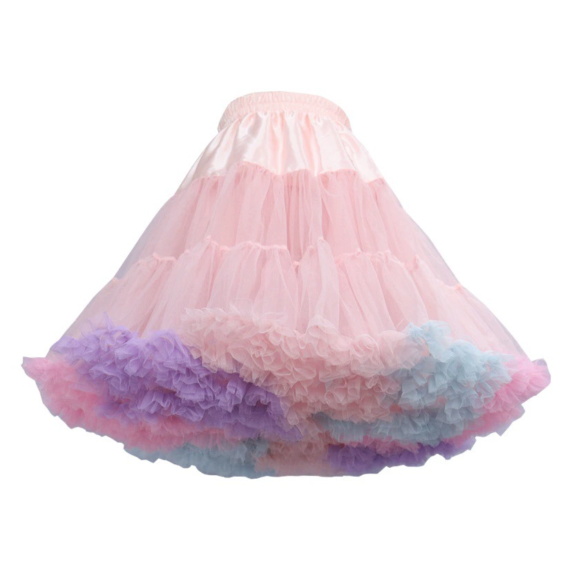 Радужные облака Лолита мягкая пряжа юбка сахарная вата юбка цветная юбка-пачка для трансграничной внешней торговли