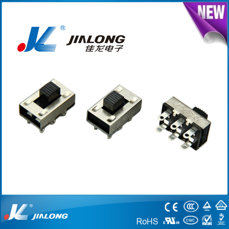 JL浙江佳龙电子直销SS-22H01两档复位拨动开关滑动开关大电流拨动