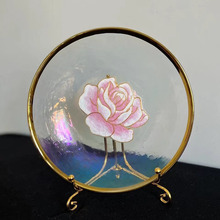 非遗景泰蓝掐丝珐琅茶盘diy材料东方美学沙龙高端手工厂家直发