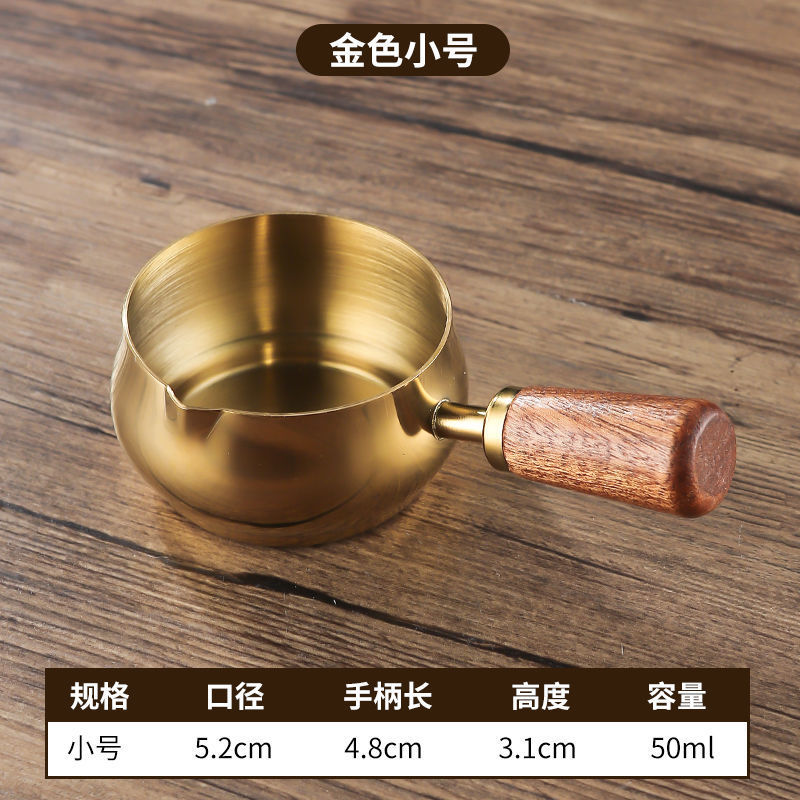 304不锈钢酱汁杯西餐牛排酱料杯木柄调料小碗番茄沙拉蘸酱碟子|undefined