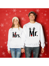 Mr and Mrs Couple Christmas Sweatshirt Merry Christmas Husba