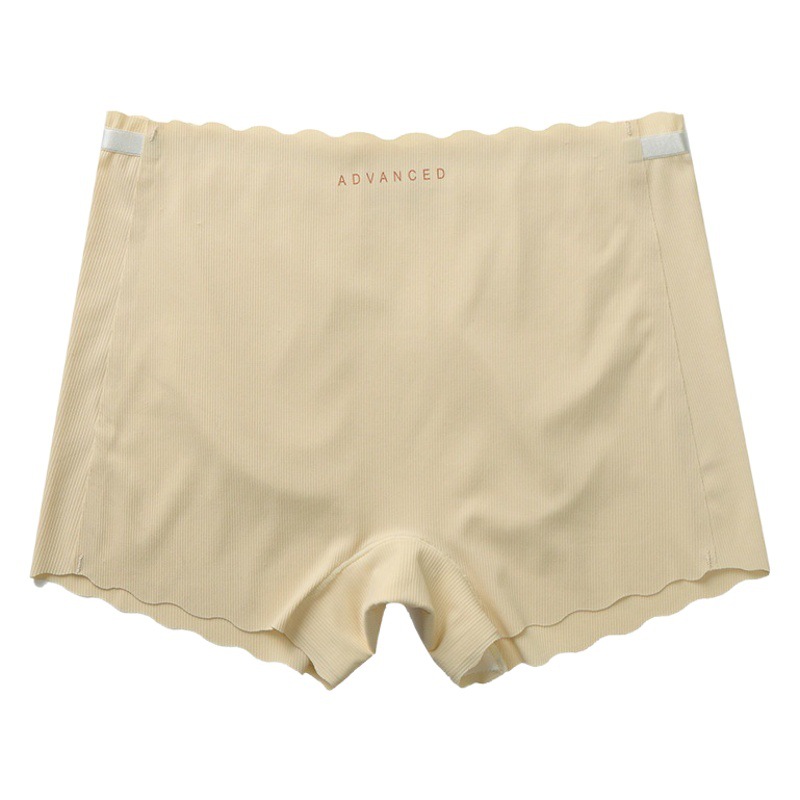 Pantalones de seguridad anti-exposición de las mujeres de seda de hielo sin costuras de verano fino no rizado de fondo Boxer dos en una ropa interior de las mujeres