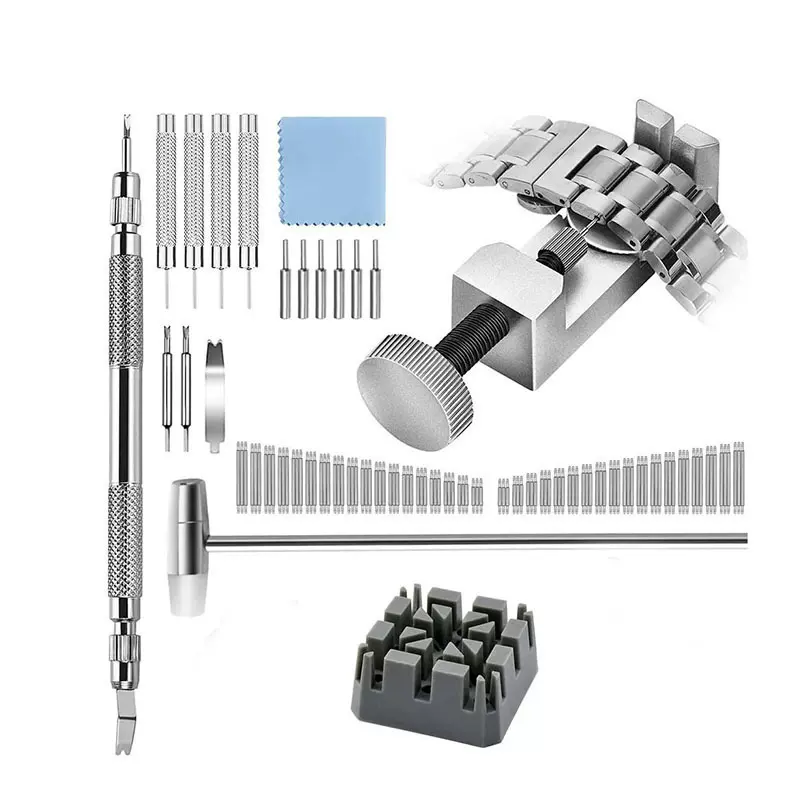 手表维修调表修表带修复连接拆卸工具套件多功能可调腕表腕表修复