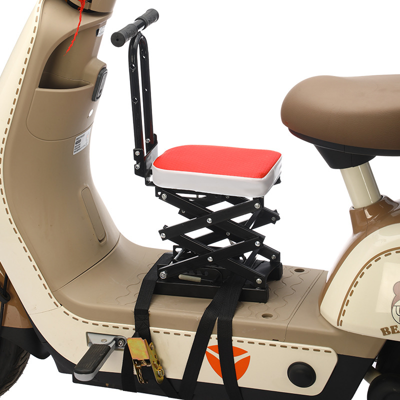 Electric motorcycle scooter electric motorcycle child seat front baby safety child sitting chair battery car stool