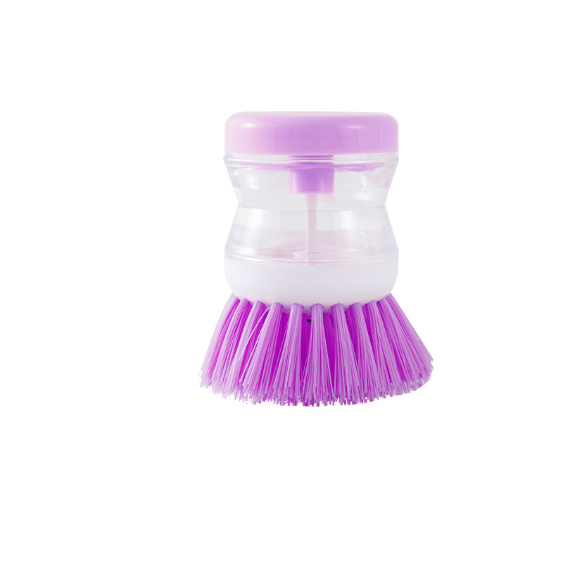 Cepillo de lavado de adición de líquido tipo prensa cepillo de plato de adición de líquido automático sin aceite olla sin daño cepillo de limpieza de descontaminación multifuncional