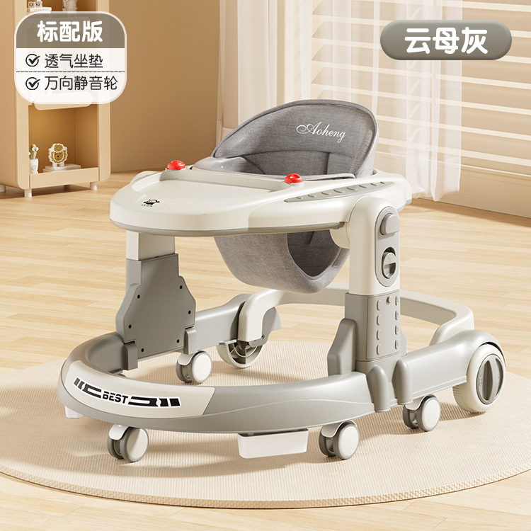 Piernas de tipo O para caminante infantil 3 - en - 1 anti-rollback plegable empujado a mano para caminante anti-O