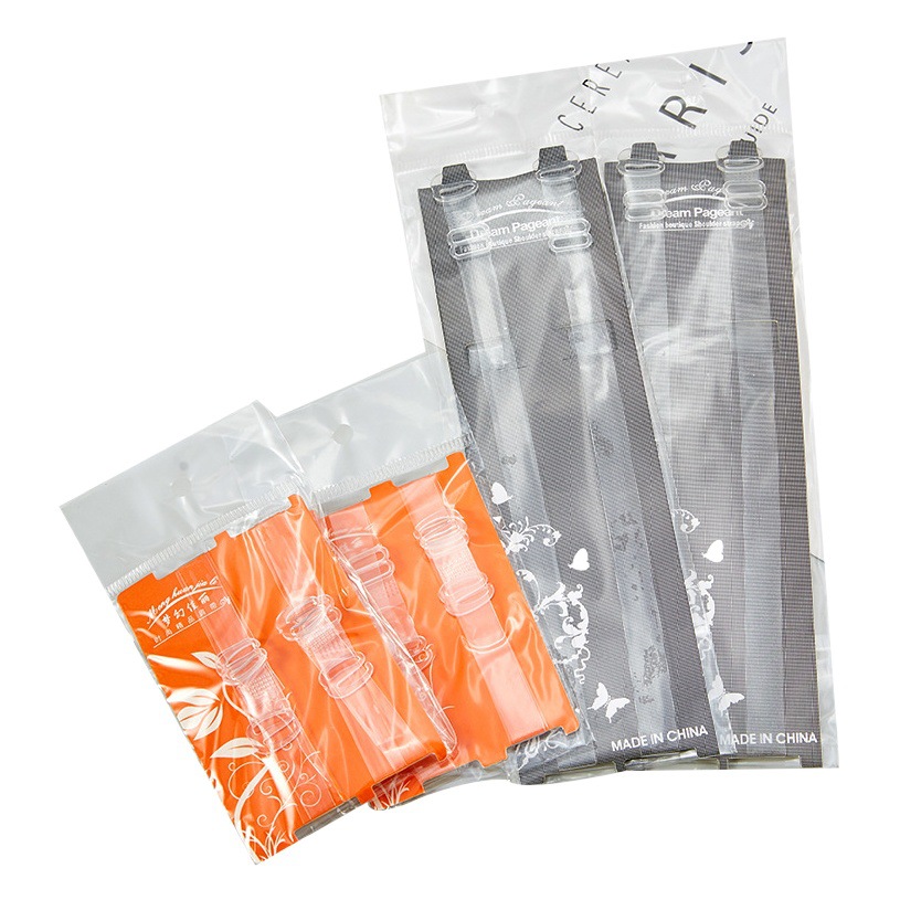 [Free Shipping for Orders] 1cm Plastic Buckle High Elastic Transparent Shoulder Straps Invisible Shoulder Straps Bra Shoulder Straps Wholesale-Plastic