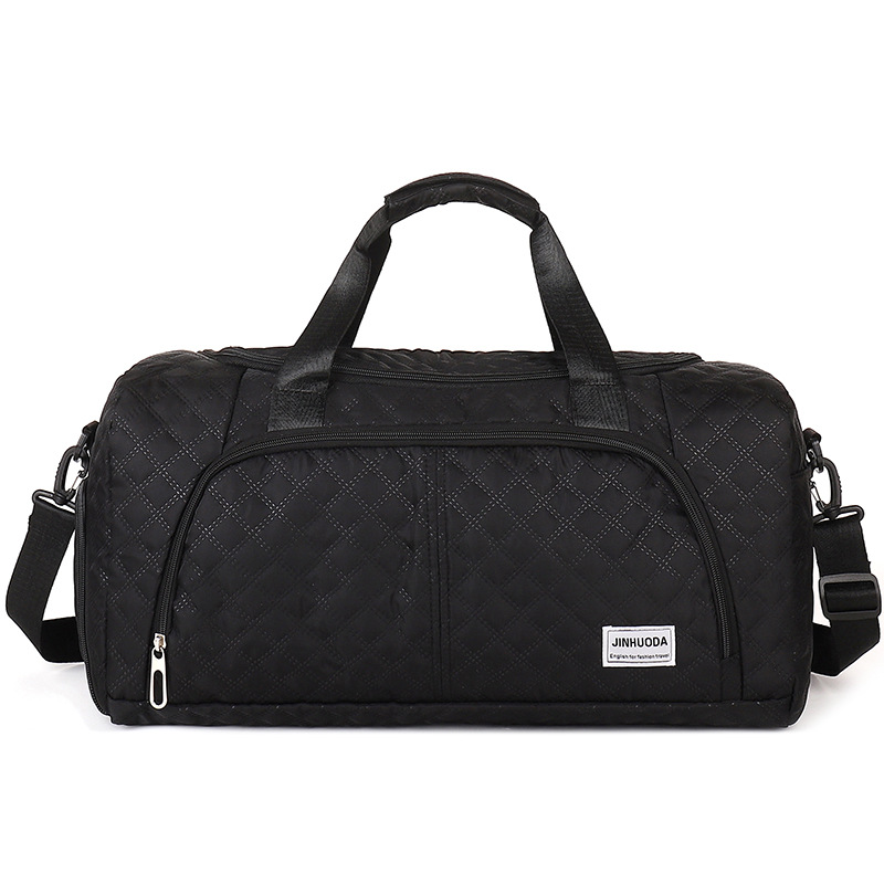 Bolsa de viaje de separación seca y húmeda de color sólido de gran capacidad, bolsa de viaje al aire libre, bolsa de equipaje de almacenamiento de ocio de todo fósforo al por mayor