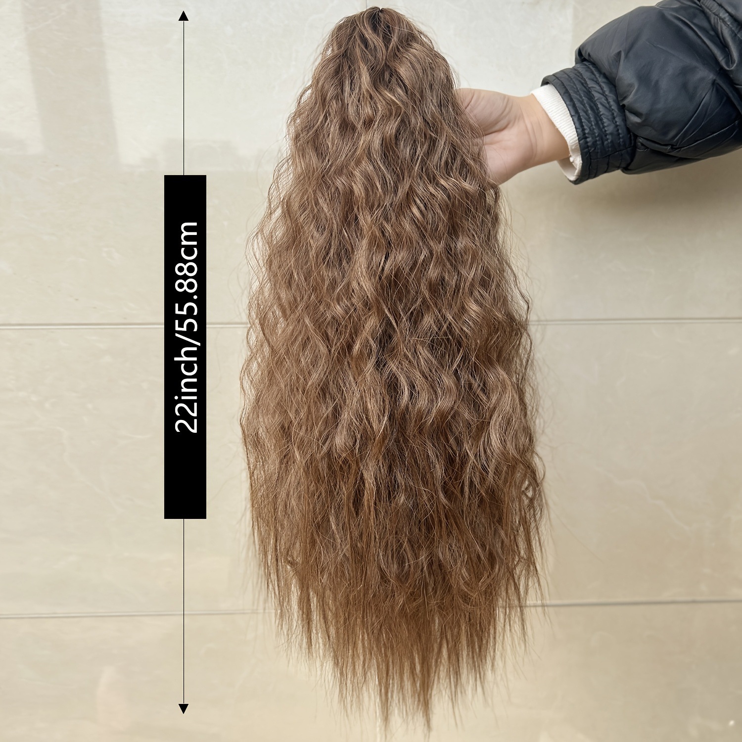 Comercio exterior Europa y Estados Unidos agarrar clip de cola de caballo pequeño rollo de cola de caballo peluca