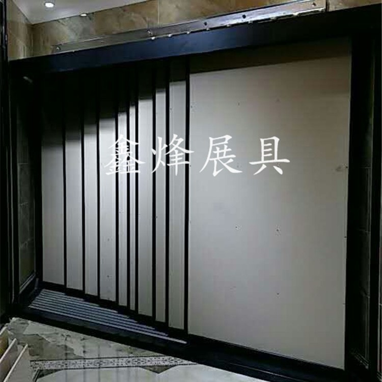 瓷砖凌型平移展示架  陶瓷推拉展架 地板砖展示架 石材展示架