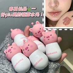 HERORANGE软萌水感甜吻镜面唇釉 持妆清透显嫩嘟嘟唇唇彩跨境美妆
