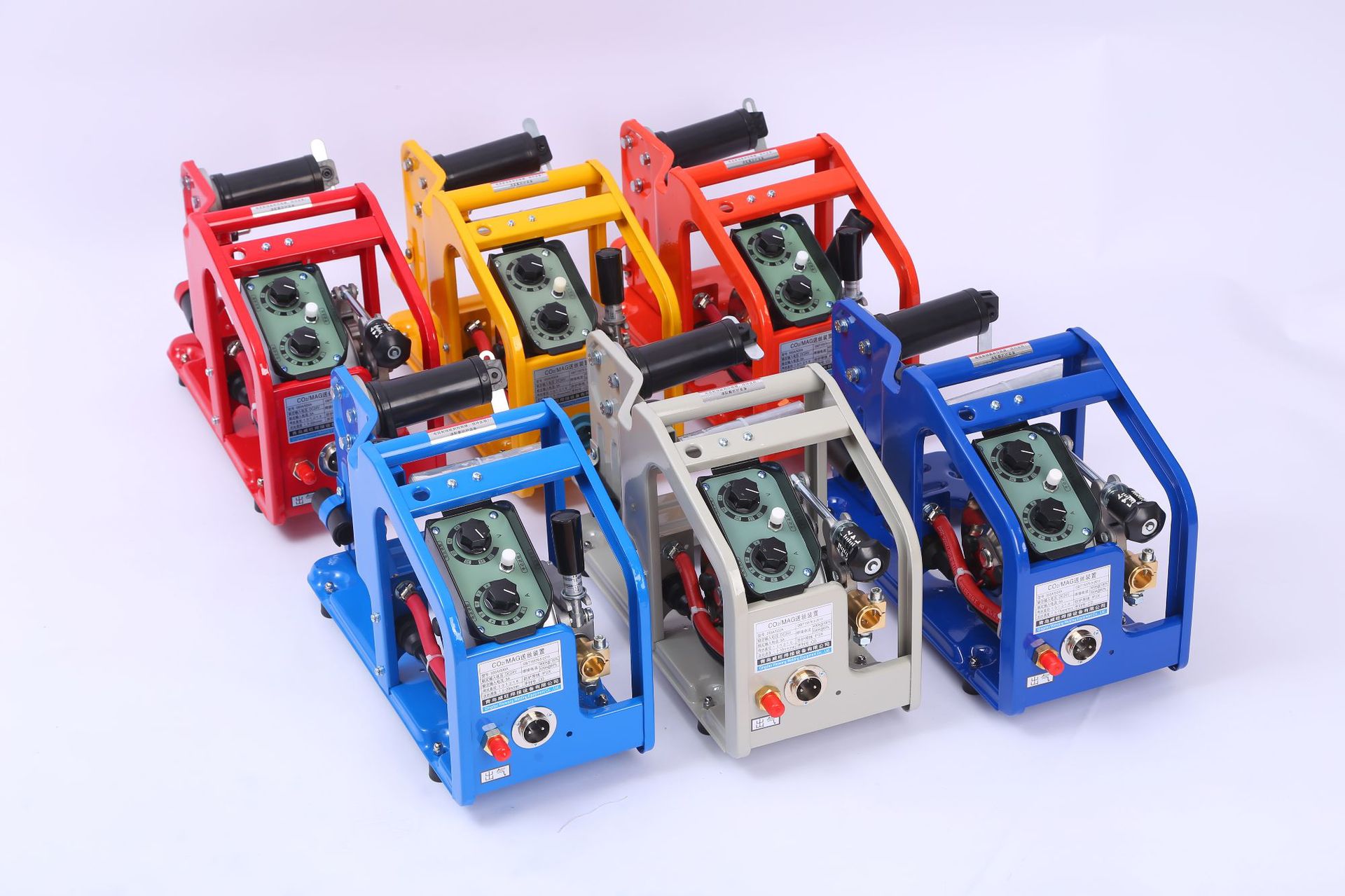 이중 드라이브 와이어 피더 (노란색)