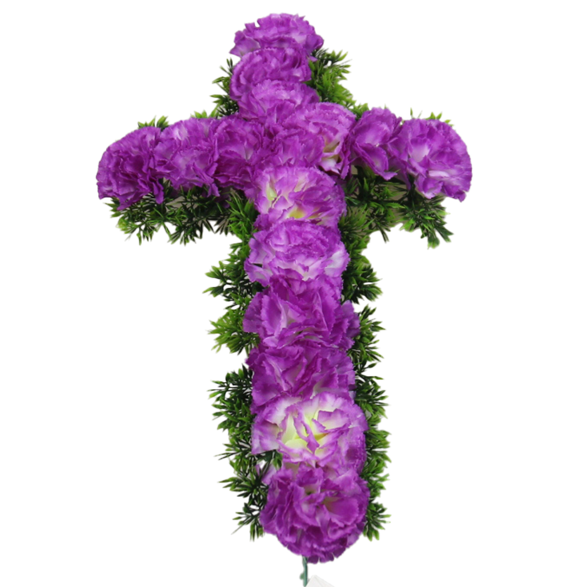 small cross purple