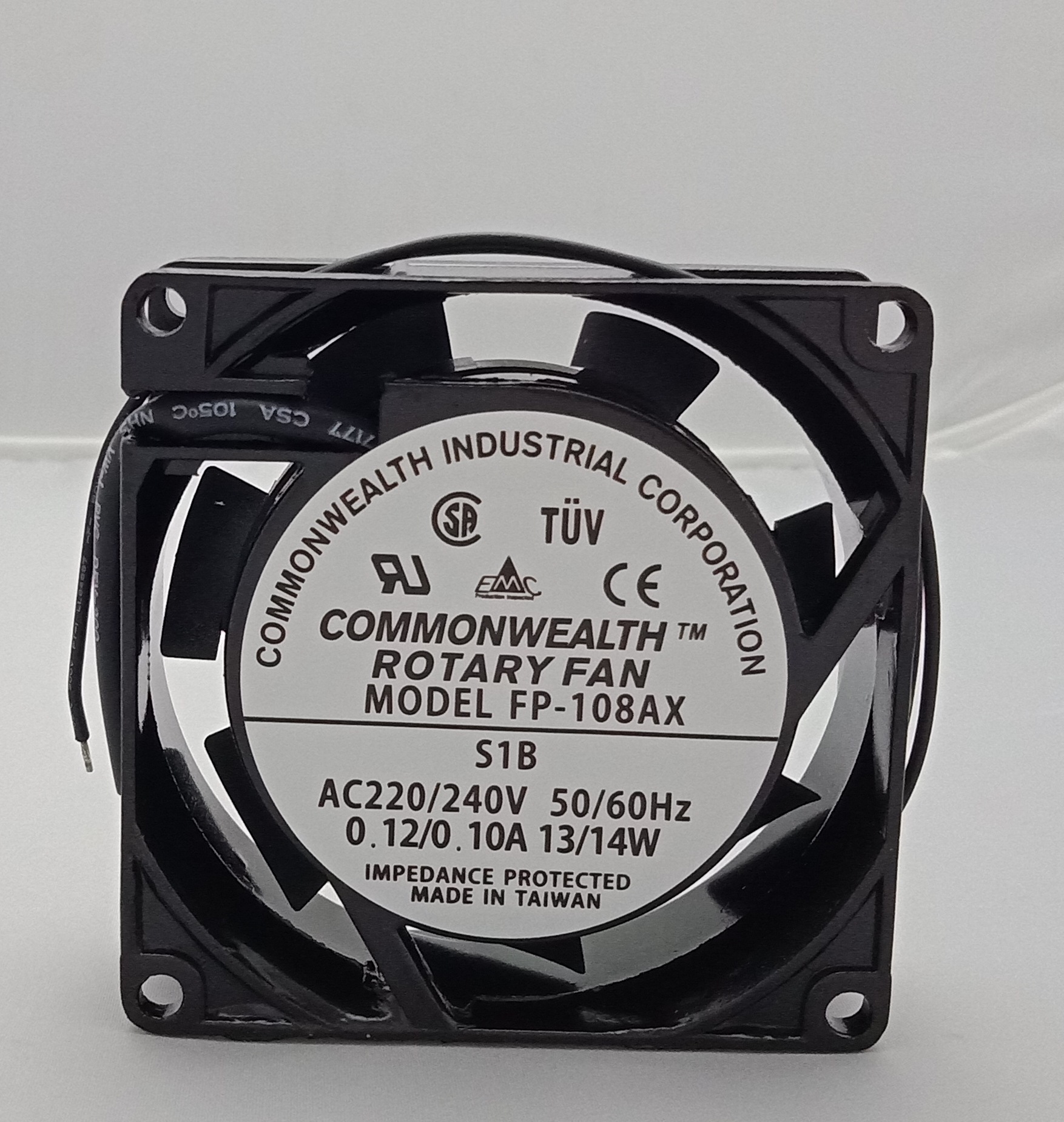 三协双滚珠散热风扇FP-108AX 220V S1BW 机箱散热风扇