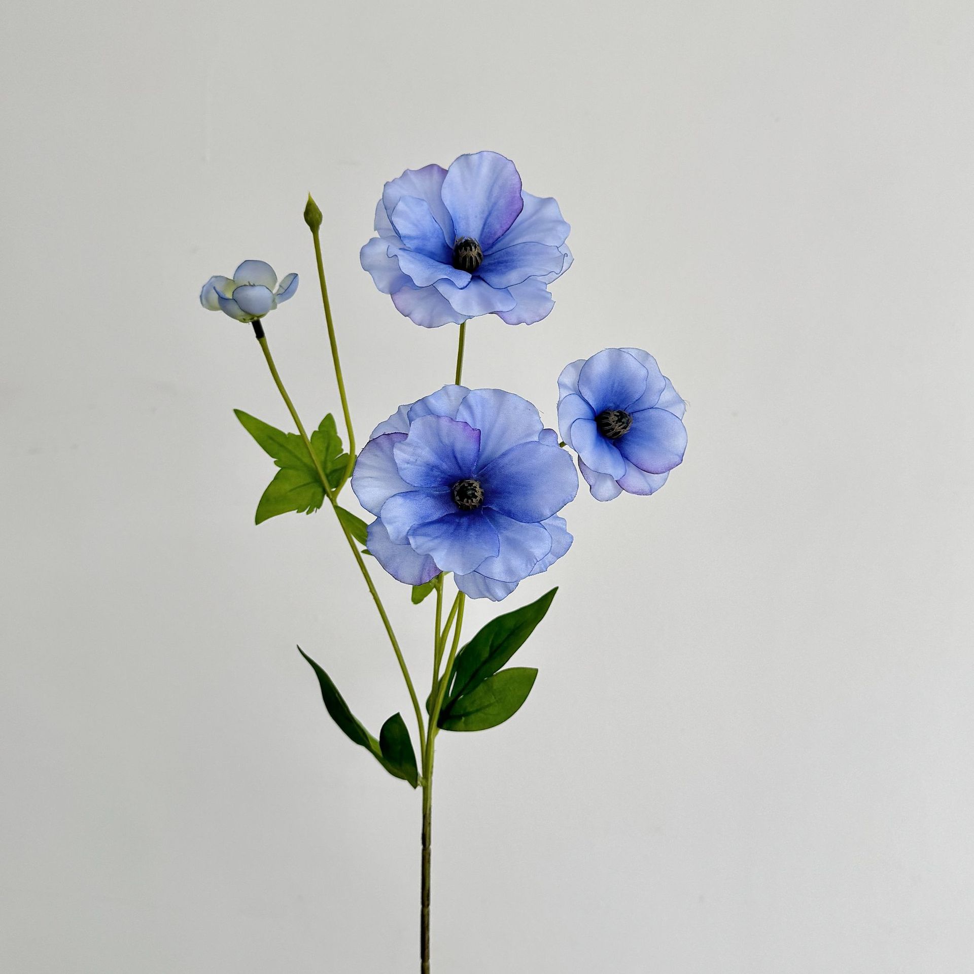 파란색