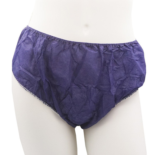 Disposable non-woven underwear bra sweat sauna beauty salon fumigation briefs men and women thickened paper underwear